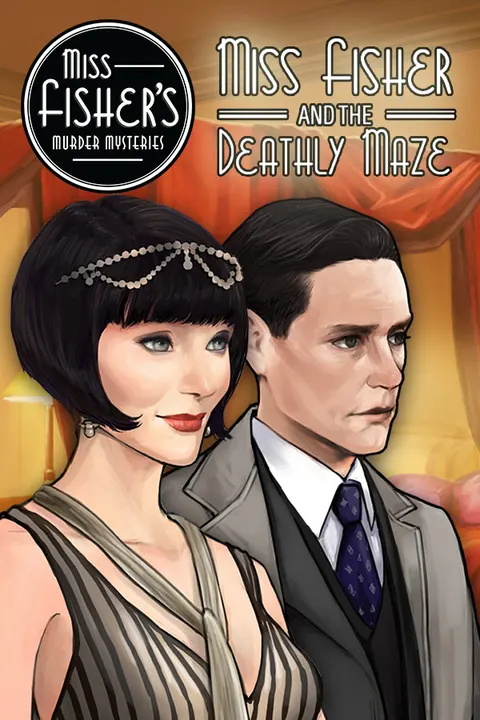 Miss Fisher and the Deathly Maze 封面