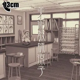 美術教師・涼子