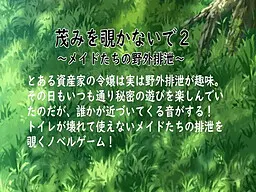 茂みを覗かないで2 ~メイドたちの野外排泄~