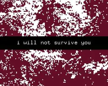 i will not survive you 封面