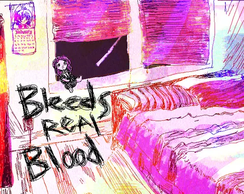 Bleeds Real Blood 封面